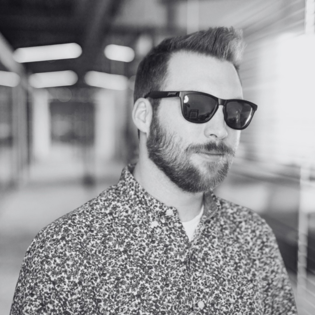 A photo of Will Reed in black and white