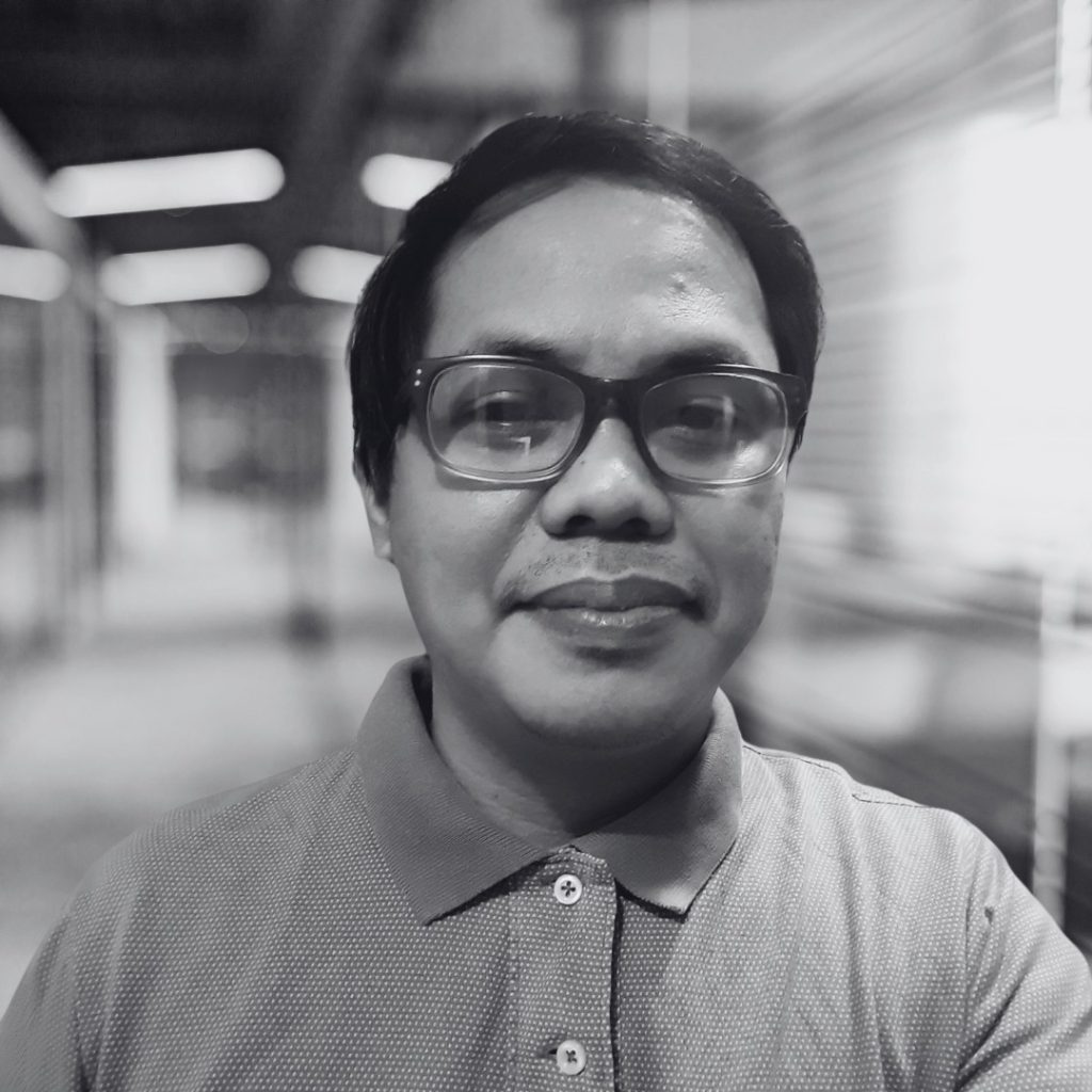 A photo of Felgie Raboy in black and white