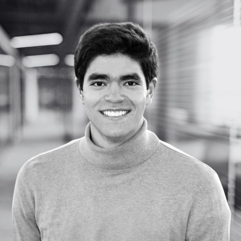 A photo of TJ Golden in black and white